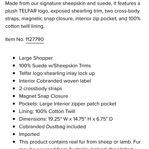 Ugg X Telfar large shopper in chestnut - Picture 2 of 13